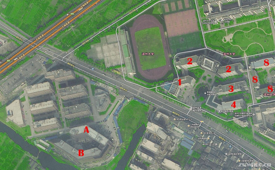 C:\Users\Administrator\Desktop\溫州商學(xué)院地理位置及校園平面圖.png